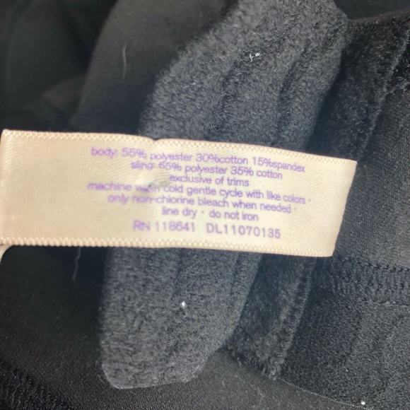 Cacique black cotton no wire bra - Picture 11 of 12